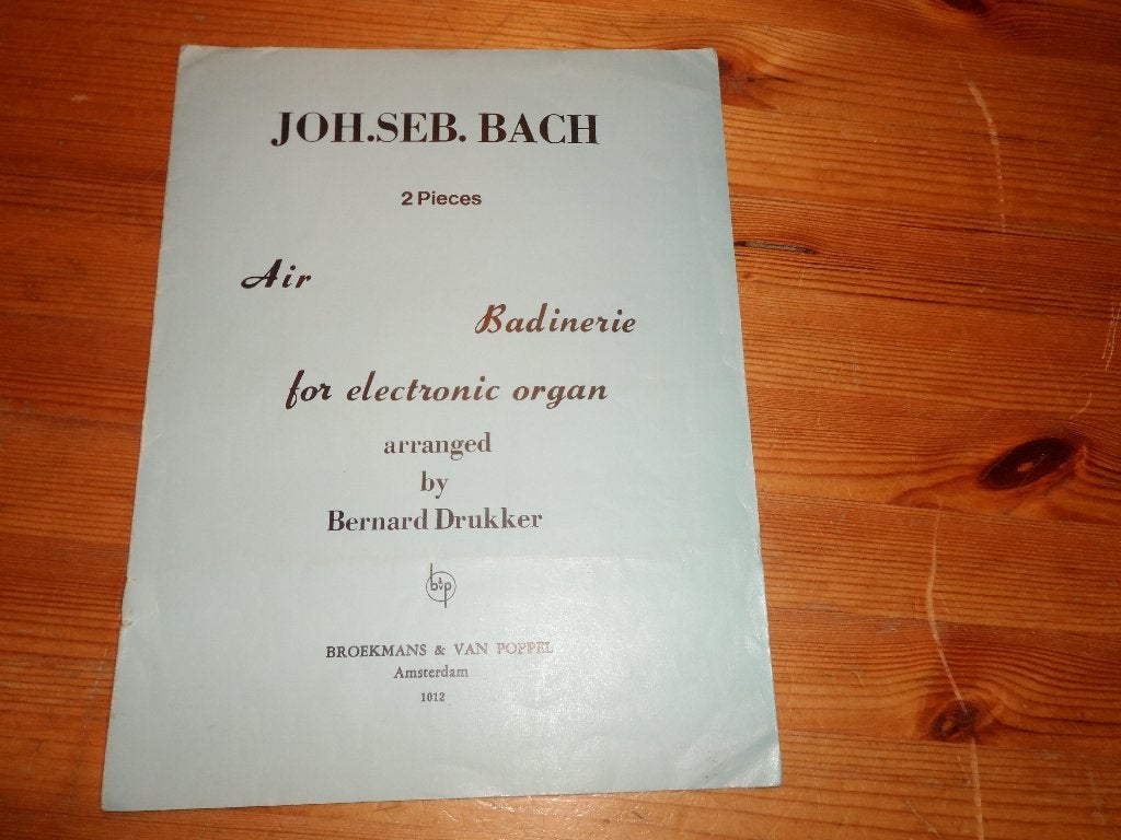 Bach - air / badinerie, Orgel, Gebruikt, Klassiek, Ophalen of Verzenden