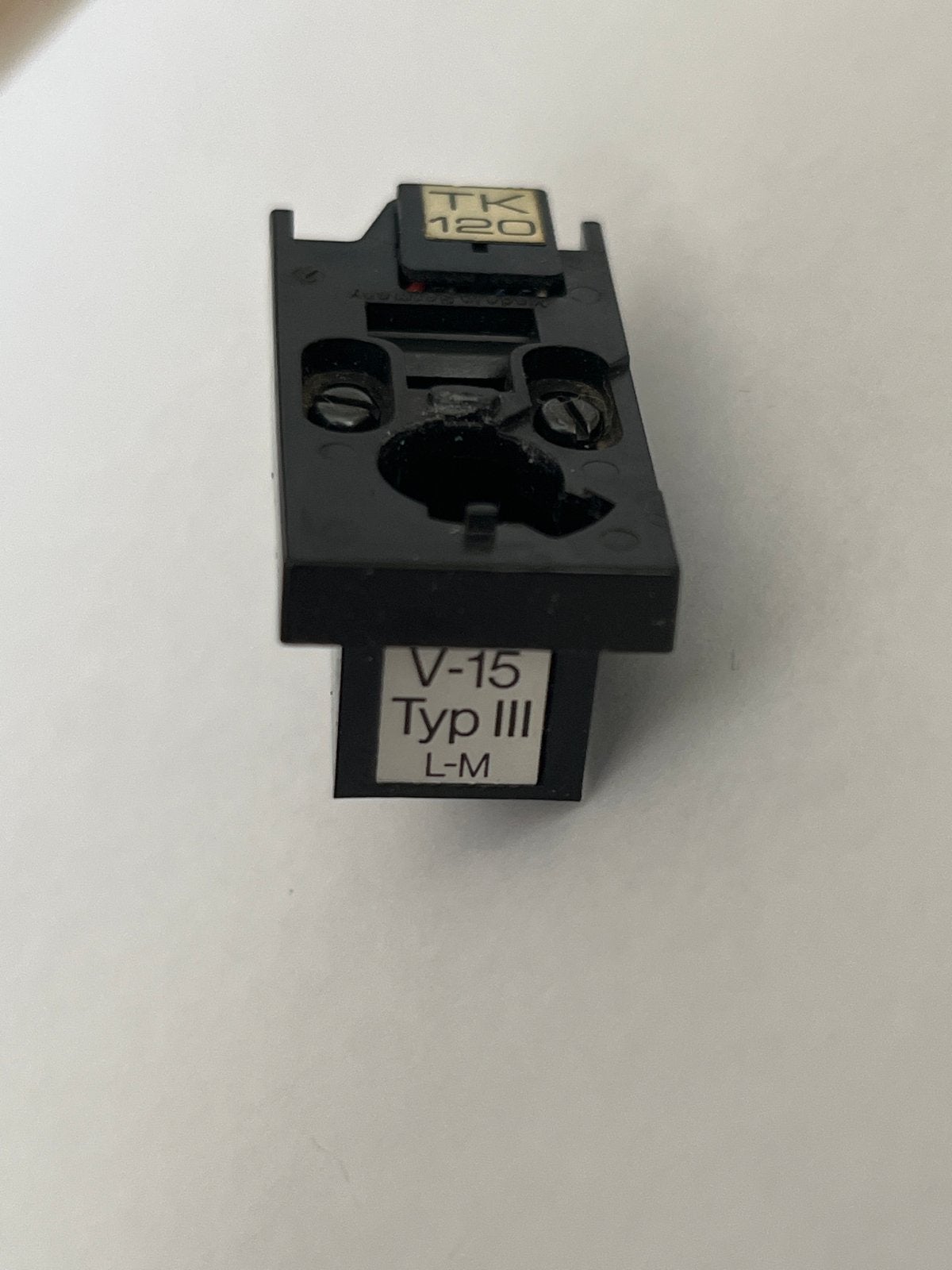 Shure V-15 Typ III L-M element (geen naald), Audio, Tv en Foto, Platenspelers, Ophalen of Verzenden, Gebruikt, Platenspeler-onderdeel