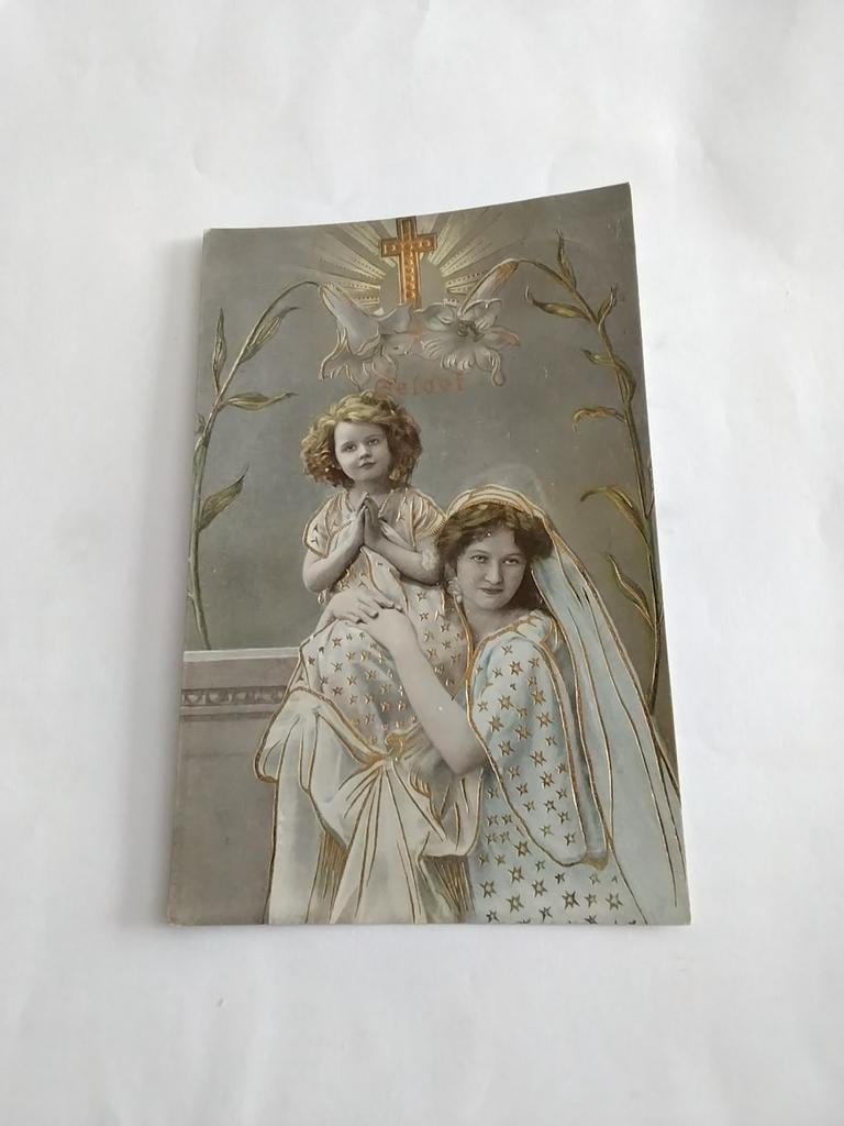 GELOOF. 1911. ANTIEKE KAART, Ophalen of Verzenden, Voor 1920, Overige thema's