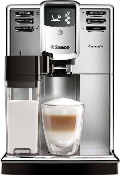 Philips Saeco HD8917 volautomaat koffie bonen + 3x AQfilter, Ophalen, Afneembaar waterreservoir, Gebruikt, Koffiemachine