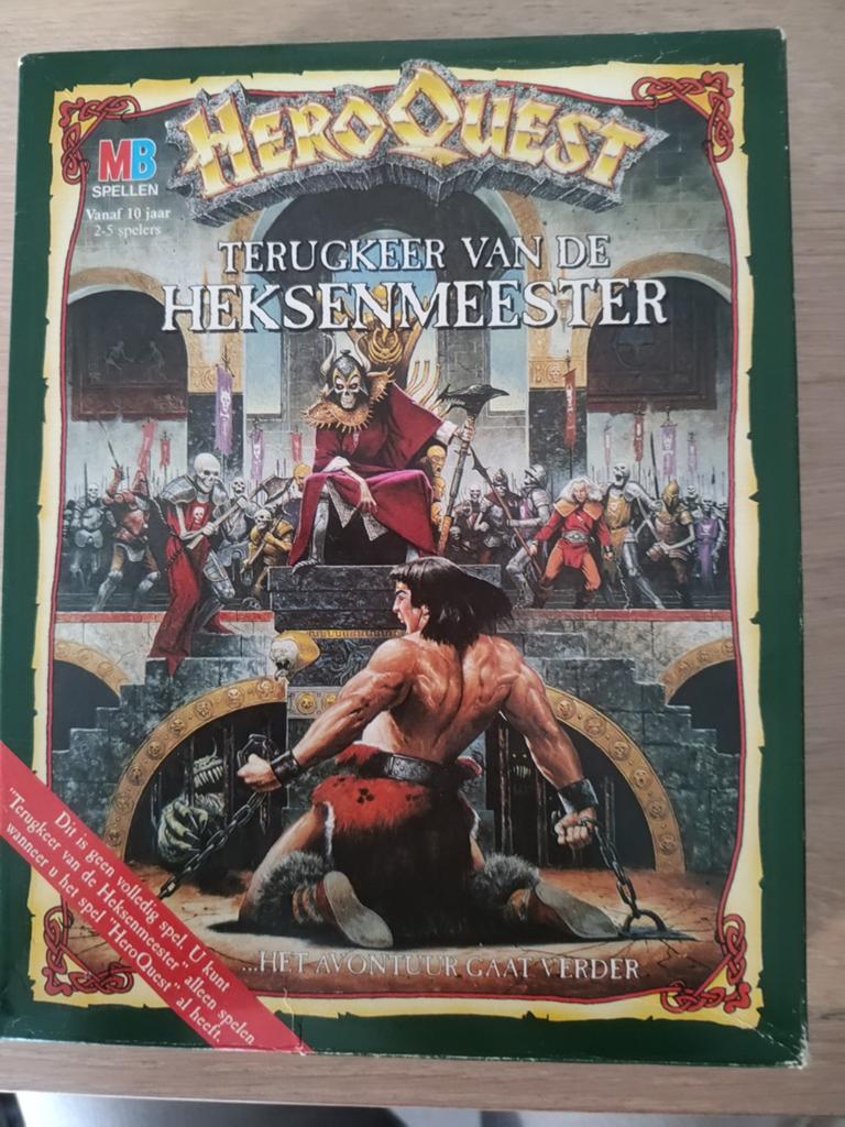 HeroQuest: Terugkeer van de Heksenmeester Uitbreiding, Hobby en Vrije tijd, Drie of vier spelers, Ophalen of Verzenden, Gebruikt