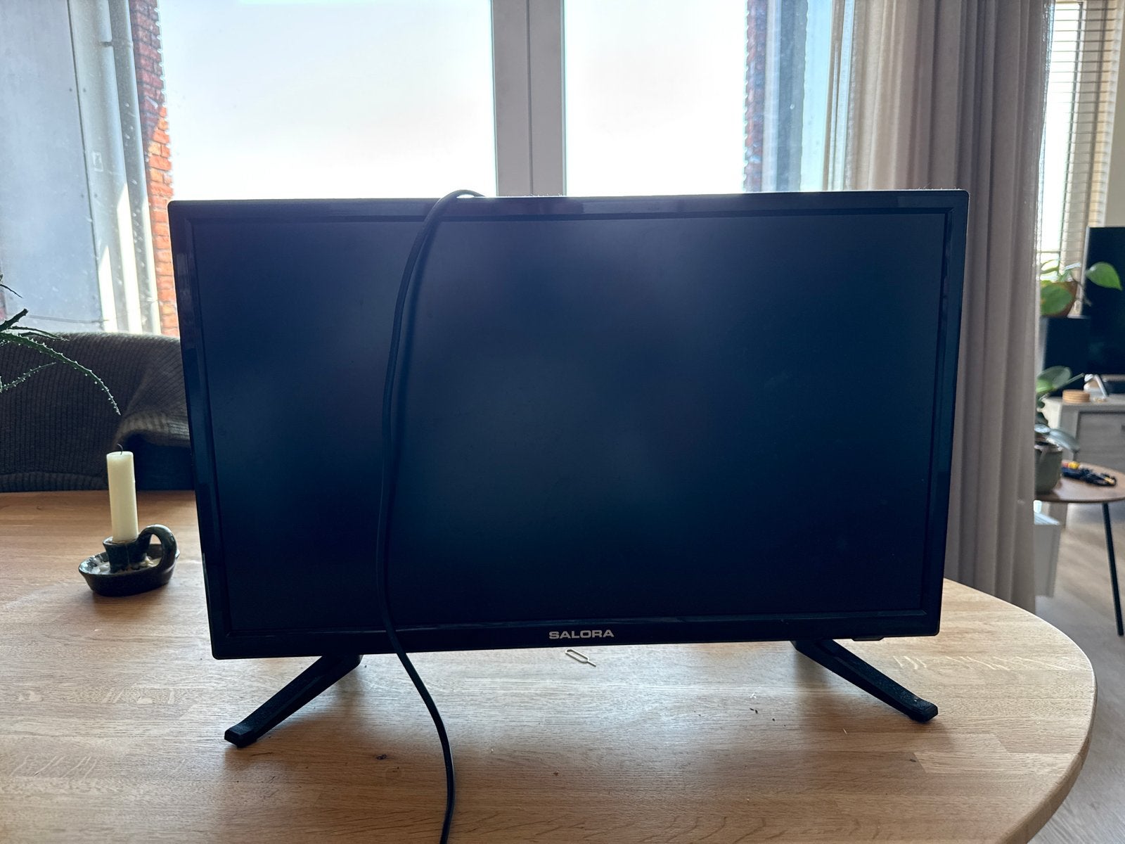 Salora 22 inch Full HD LED TV - Model 22LED1600, 50 Hz, 40 tot 60 cm, Full HD (1080p), Ophalen