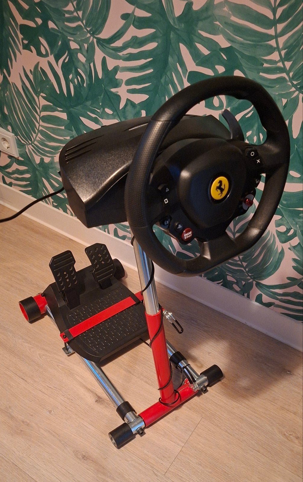 Thrustmaster T80 Ferrari 488 racestuur met standaard, Ophalen, Stuur of Pedalen, PlayStation 4