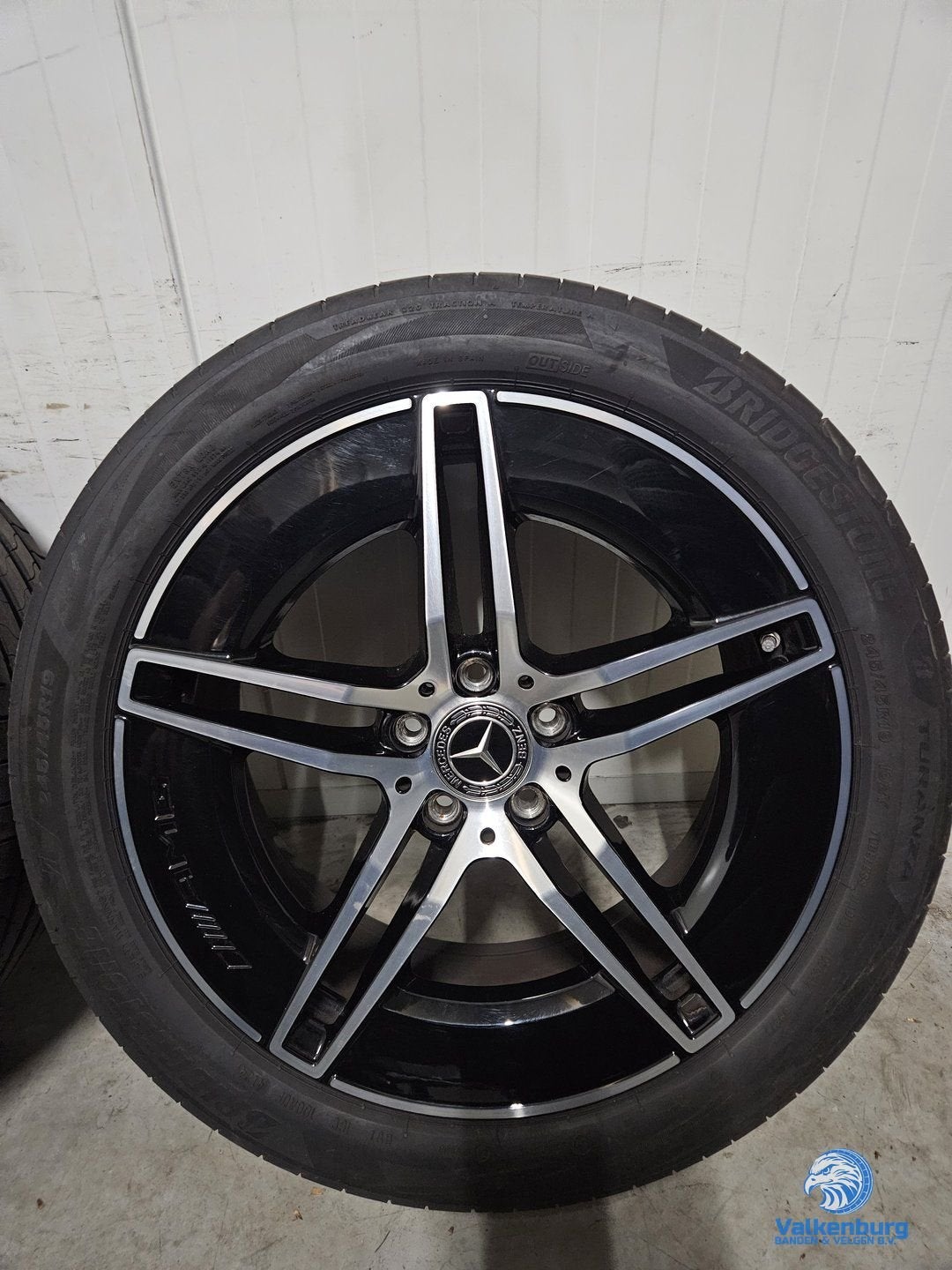 5-6mm! Originele Mercedes E Klasse W214 S214 AMG 19 inch bre, 19 inch, -, -, Banden en Velgen