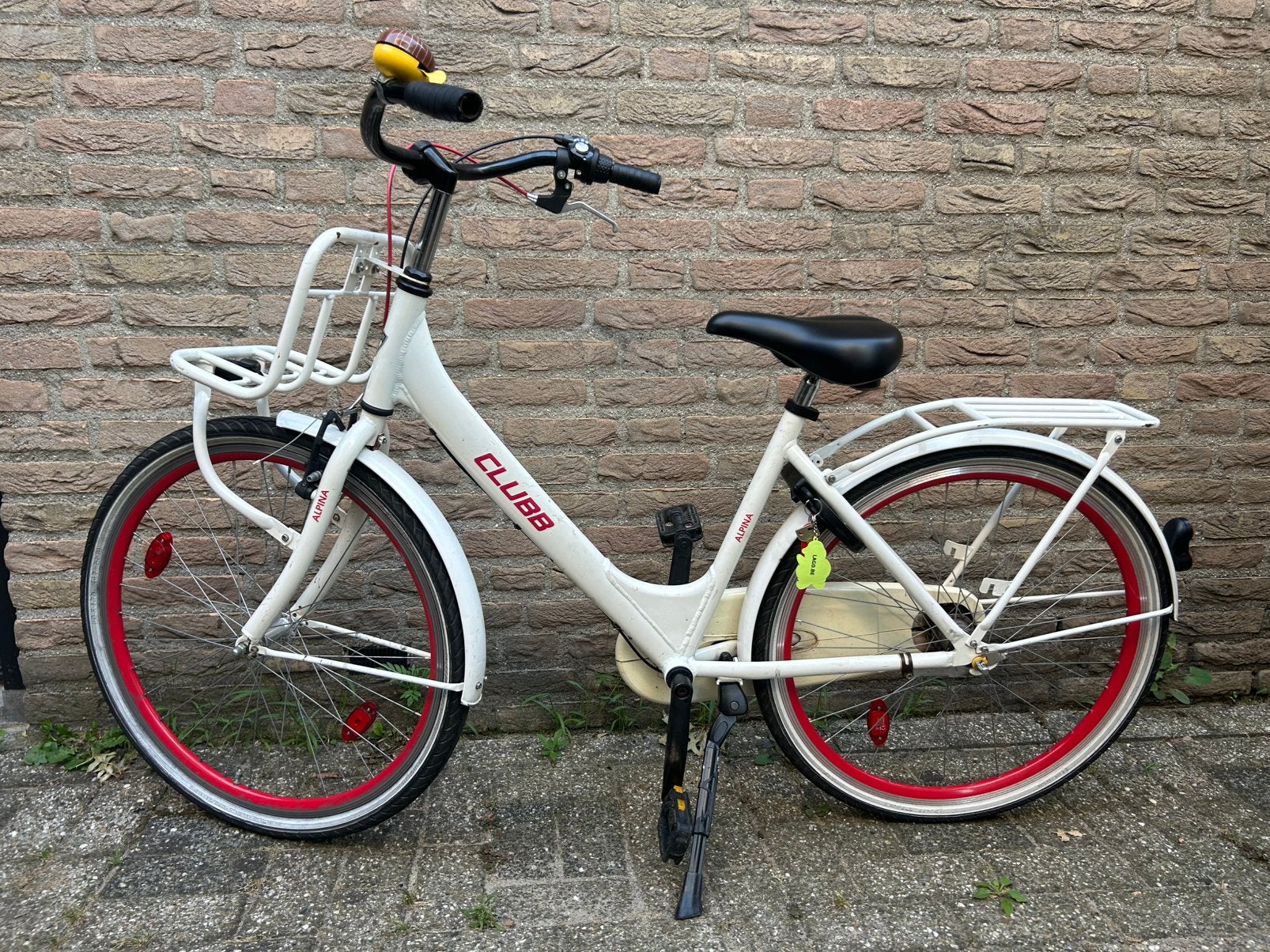 Alpina Clubb 26 inch meisjesfiets wit, Terugtraprem, Gebruikt, Alpina, Versnellingen