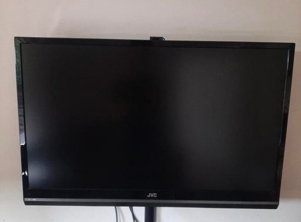 JVC 42 inch LCD TV + Afstandsbediening, Gebruikt, 50 Hz, 100 cm of meer, Ophalen