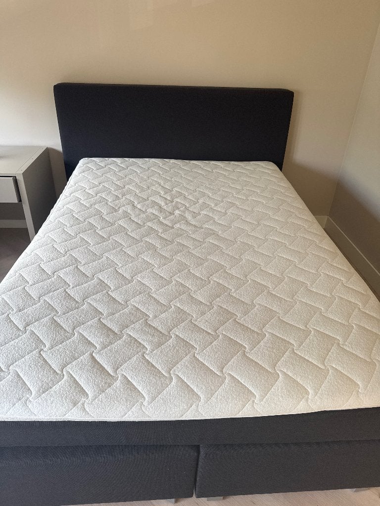 Morgana boxspring 140, Ophalen, Gebruikt, 140 cm, Twijfelaar