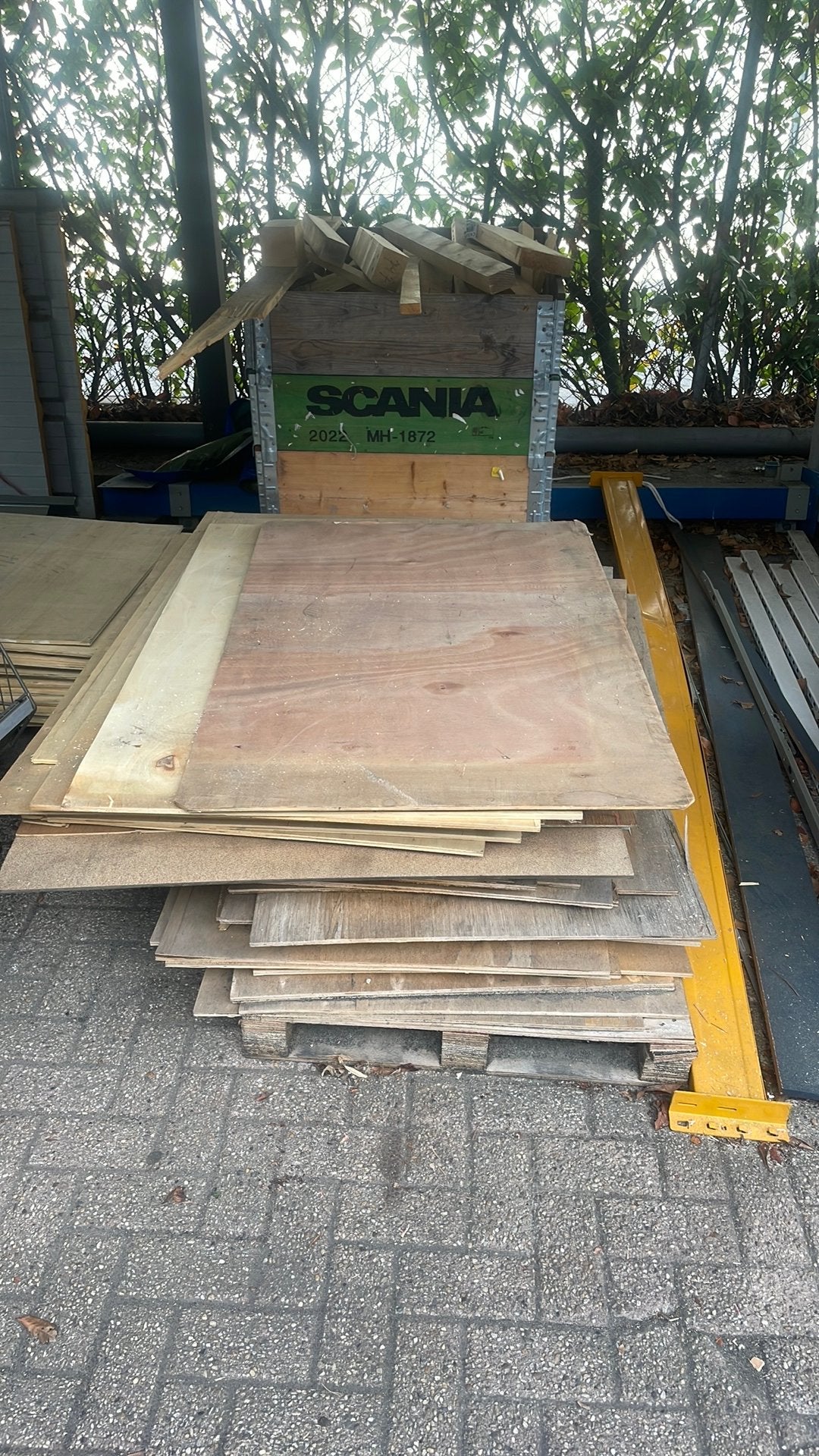 Hout, Ophalen, Zo goed als nieuw, Minder dan 180 cm, Planken