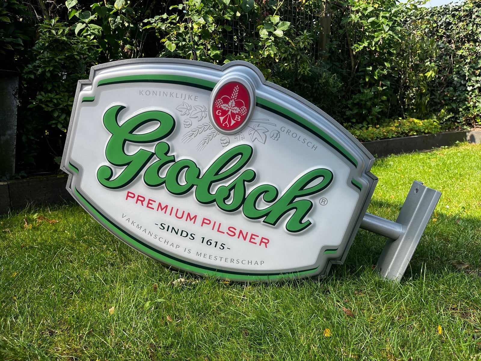 Grolsch Reclamebord - lichtbak, Verzamelen, Ophalen, Zo goed als nieuw, Reclamebord