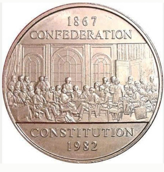 Canada - 1 Dollar 1982 - Constitution - Circulated, Postzegels en Munten, Verzenden, Noord-Amerika, Losse munt