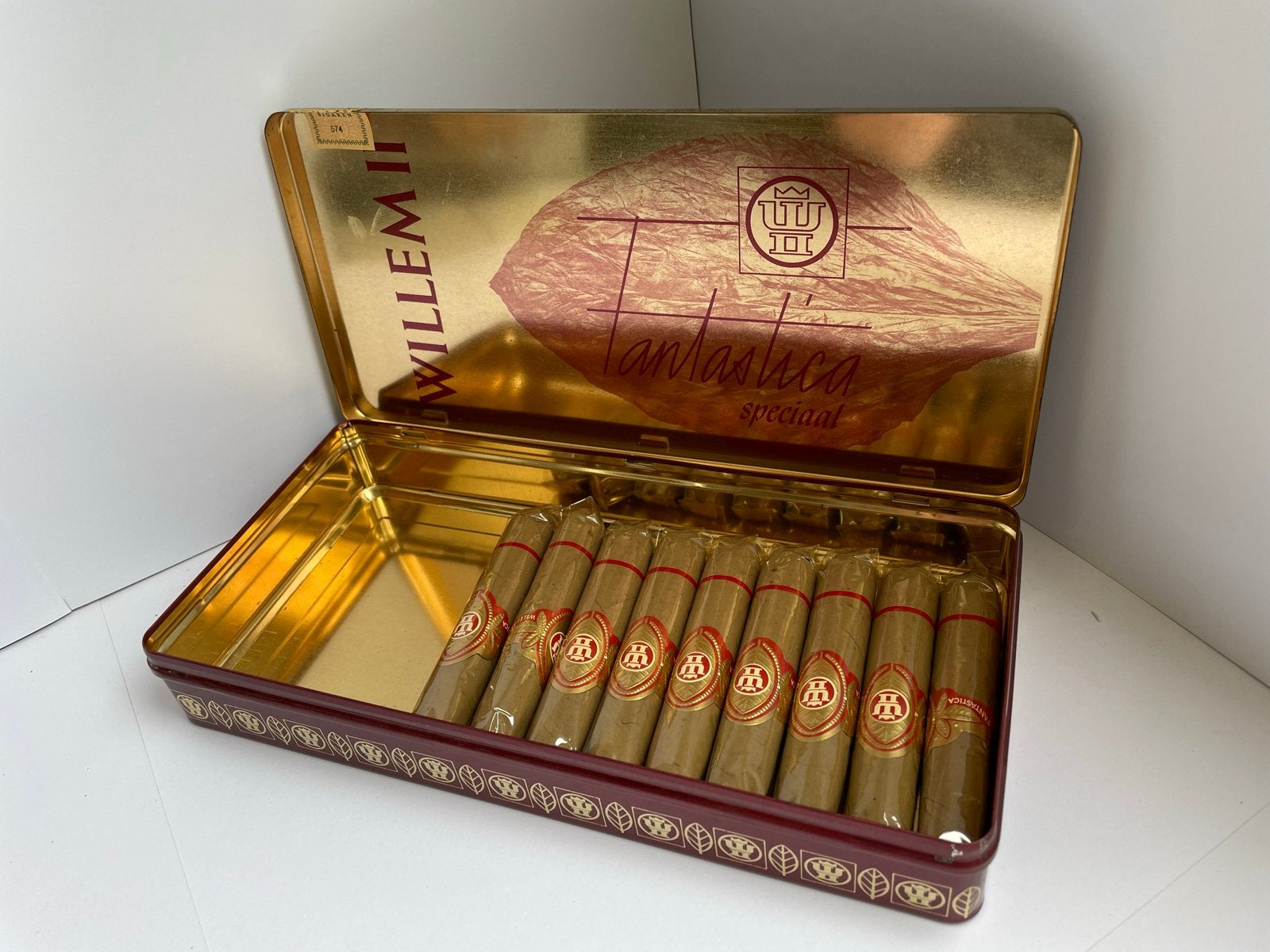 Vintage Willem II Fantastica Speciaal Sigarenblik, Verzamelen, Rookartikelen, Aanstekers en Luciferdoosjes, Zo goed als nieuw