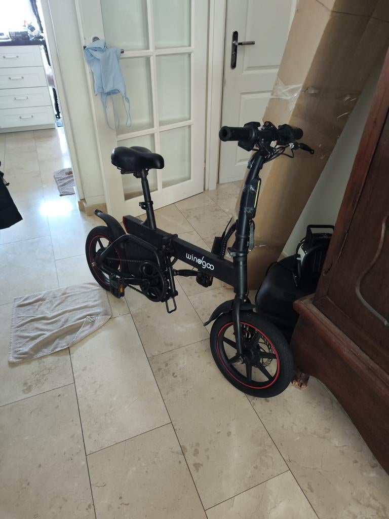 Windgoo b20 elektrische fiets met gashendel, Ophalen of Verzenden, Gebruikt, 14 tot 16 inch