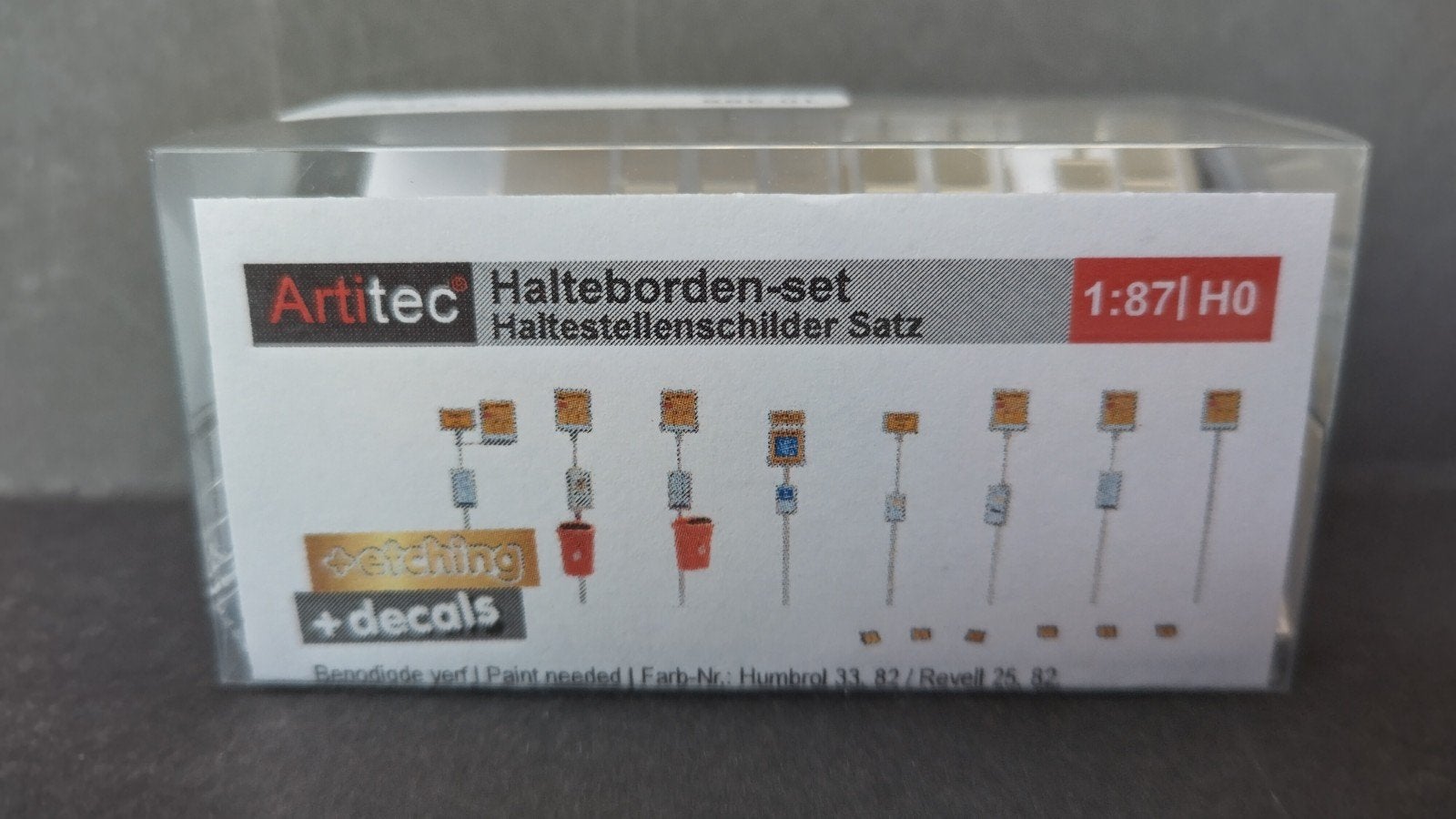 Halte Borden Set Daf Den Oudsten Bus 1:87 Artitec Pol, Overige merken, ., Nieuw, Ophalen of Verzenden