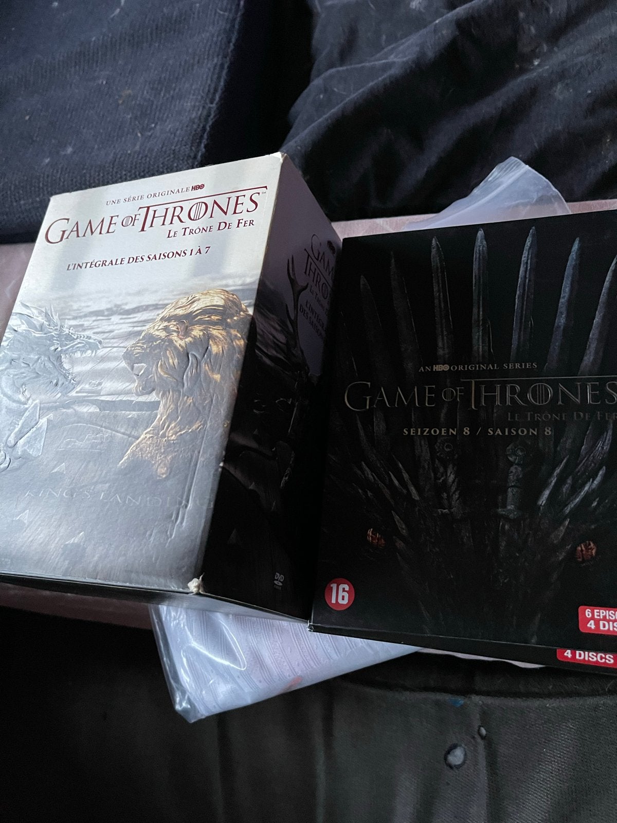 Game of Thrones: Seizoenen 1-8 DVD Boxset (Frans/Engels), Gebruikt, Vanaf 16 jaar, Boxset, Science Fiction en Fantasy