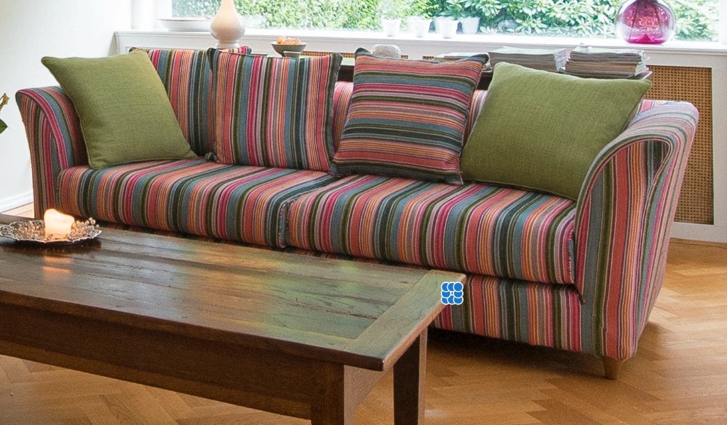3-zits bank Designers Guild stof, Ophalen