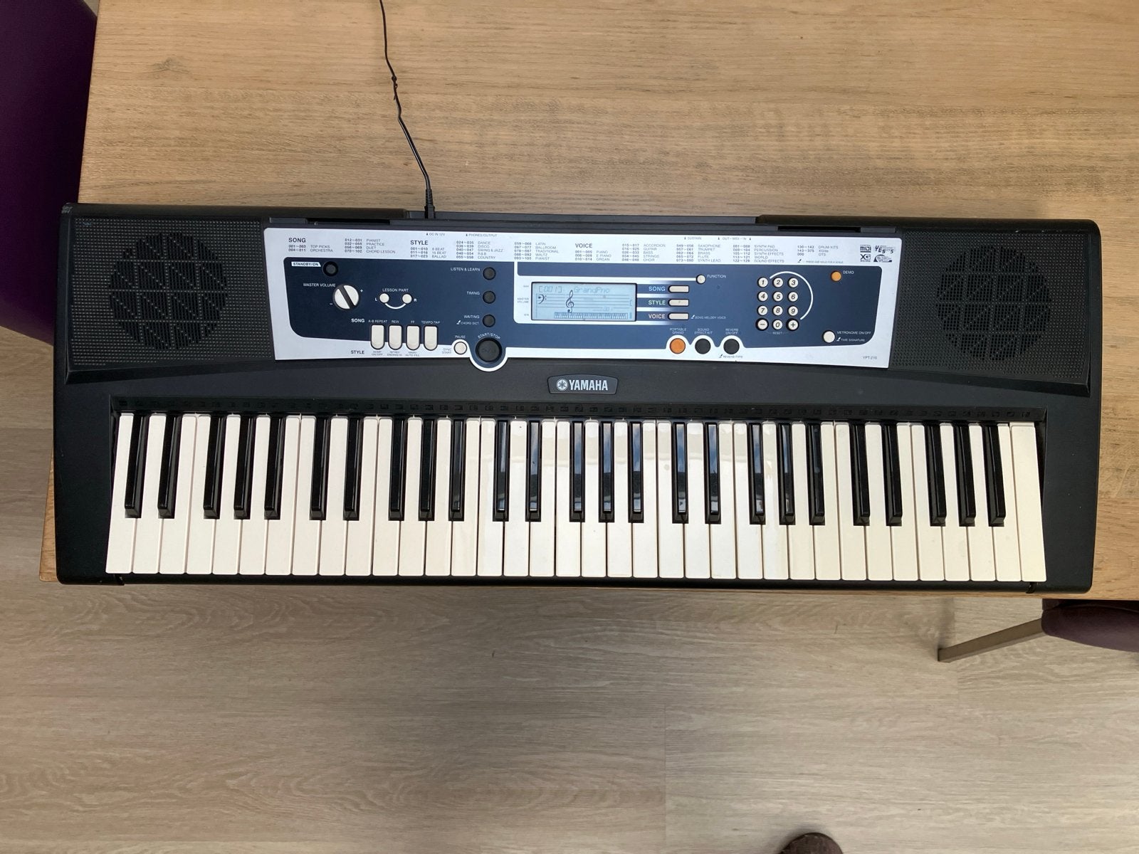 Yamaha YPT-210 keyboard, Ophalen, Gebruikt, 61 toetsen, Yamaha