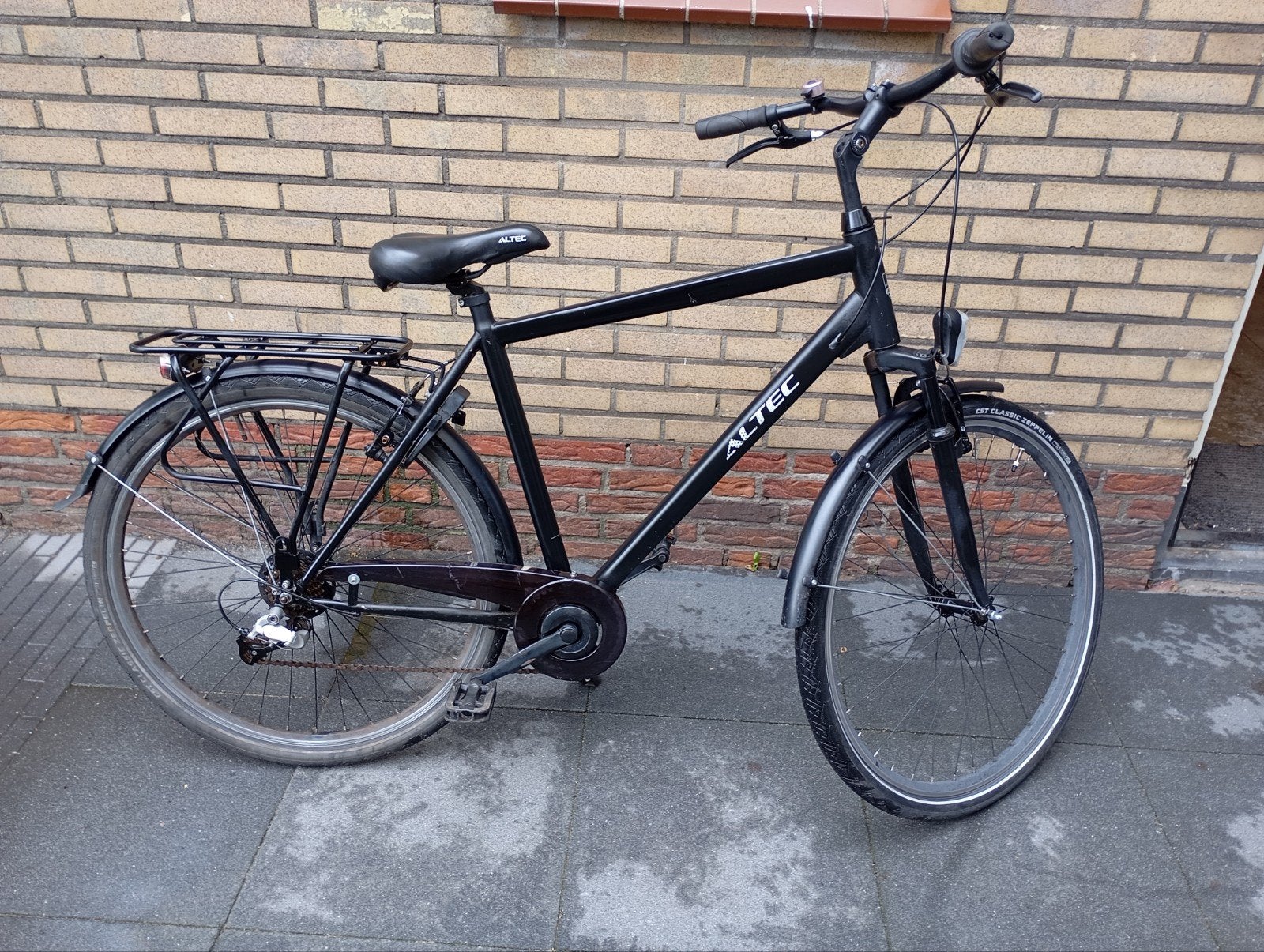 Altec Verona herenfiets, Gebruikt, Velgrem, 53 tot 57 cm, Ophalen