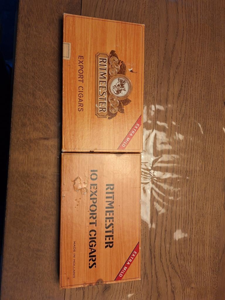 2 doosjes sigaren, Verzamelen, Ophalen, Tabaksdoos of Verpakking