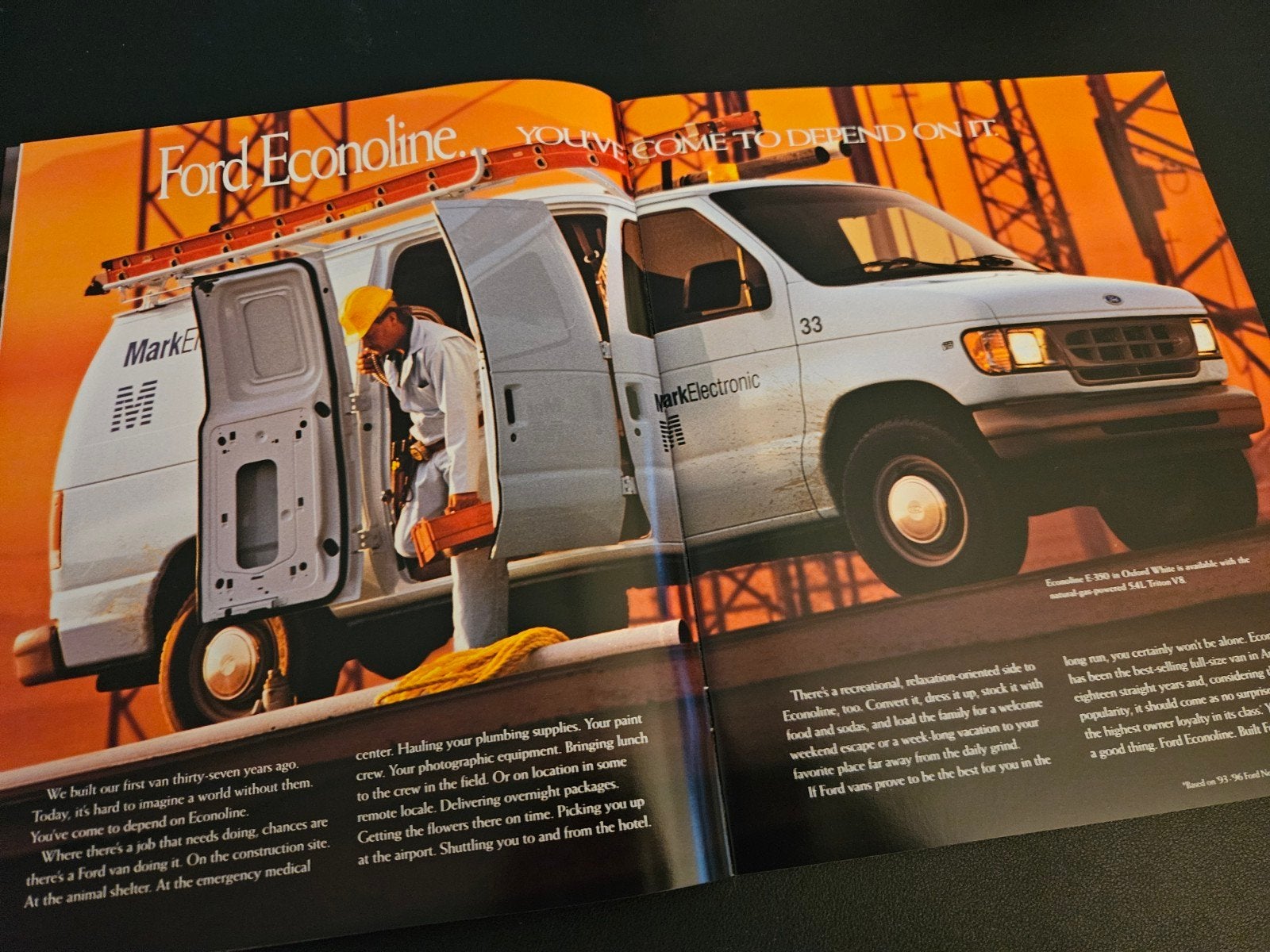 Brochure Ford Econoline 1998 USA, Ophalen of Verzenden, Zo goed als nieuw, Ford