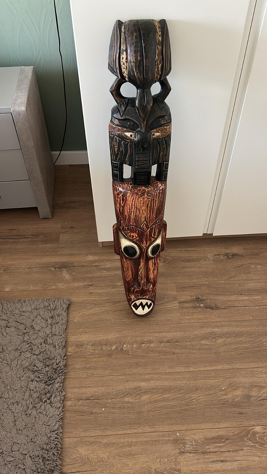Decoratie totem, Ophalen