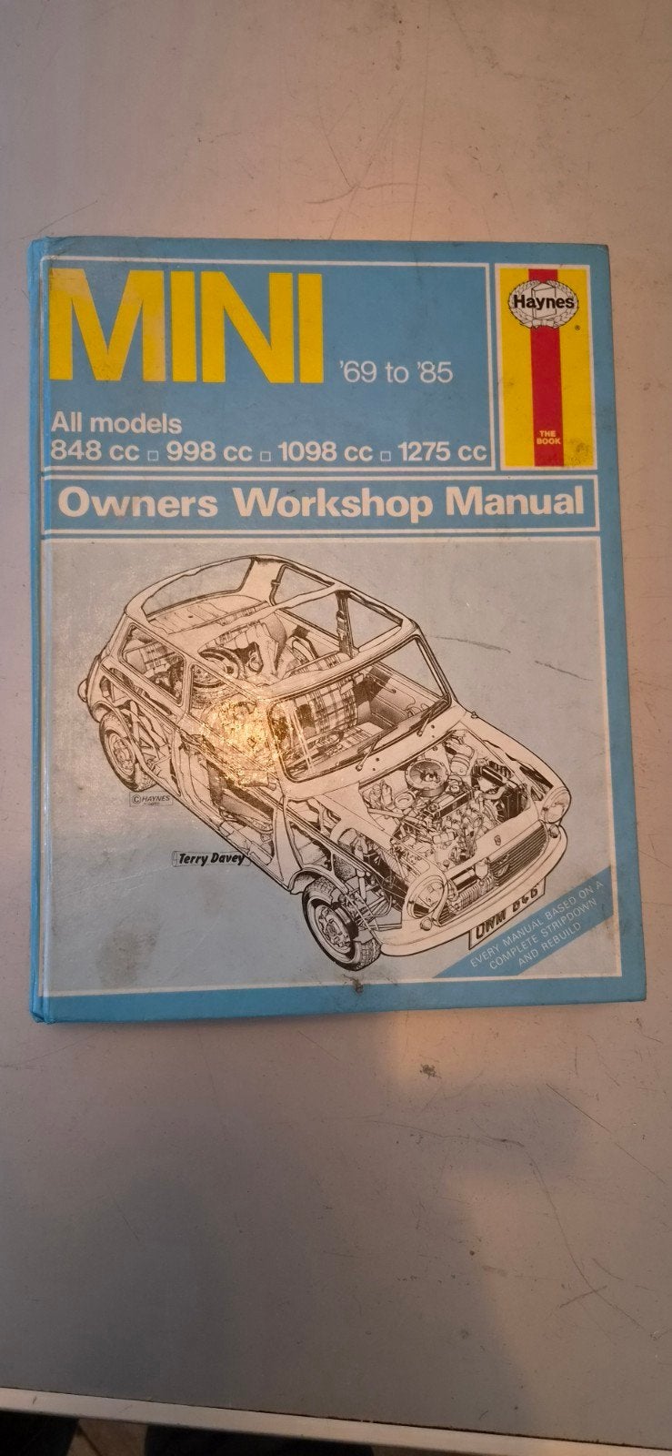 Haynes Mini Owners Workshop Manual '69-'85, Boeken, Ophalen of Verzenden, Gelezen, Overige merken, Terry Davey