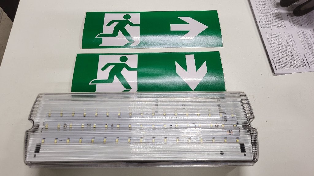 LED Noodverlichting Armatuur + Pictogrammenset, Ophalen of Verzenden, Nieuw