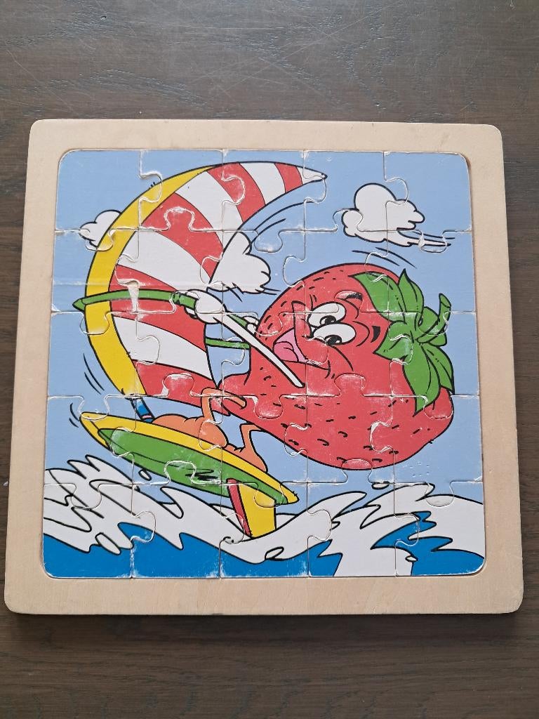K96 Houten puzzel, Gebruikt, 10 tot 50 stukjes, Ophalen of Verzenden, Van hout
