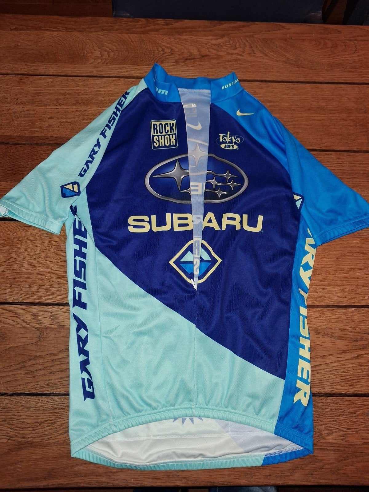 Vintage Gary Fisher Subaru Nike fiets shirt maat M, Fietsen en Brommers, Ophalen of Verzenden
