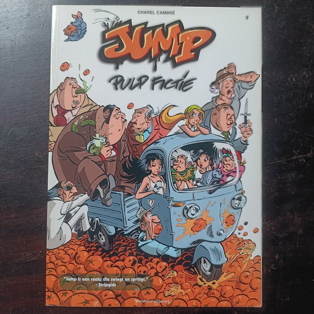 Jump 9 - Pulp Fiction (gesigneerd), Eén stripboek, Ophalen of Verzenden, Nieuw