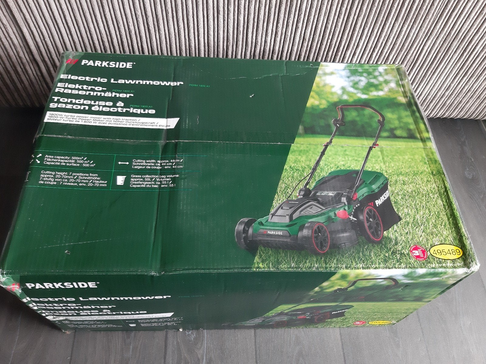 Nieuwe Parkside Electrische Maaimachine plus Voegen borstel, Tuin en Terras, Grasmaaiers, Ophalen, Nieuw