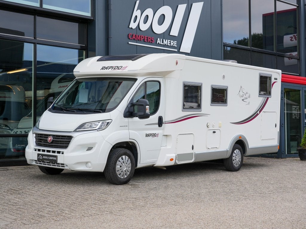 Rapido 666F van Eerste eigenaar, Caravans en Kamperen, Campers, Fiat, Tot en met 2, Bedrijf, Rapido
