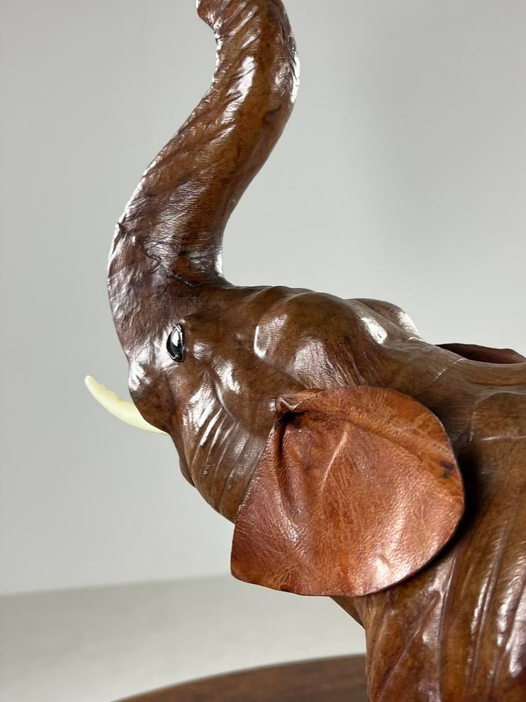 Lederen Olifant Engels klassiek, Antiek en Kunst, Ophalen