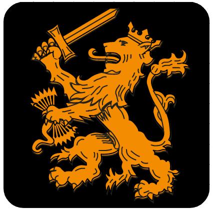 Defensie leeuw magneet 5x5cm €7 - RJ Army, Ophalen of Verzenden, Landmacht, Nederland, Embleem of Badge