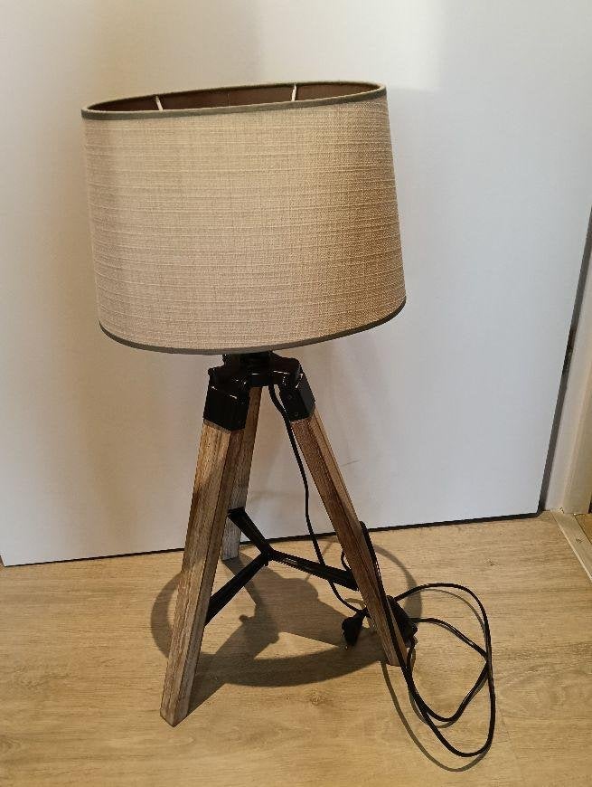 staande schemerlamp, Ophalen, Zo goed als nieuw, Hout, Minder dan 100 cm