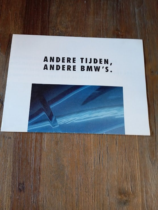 BMW 3 en 5 Serie Andere tijden 1990 12 pag., Verzenden, Zo goed als nieuw, BMW