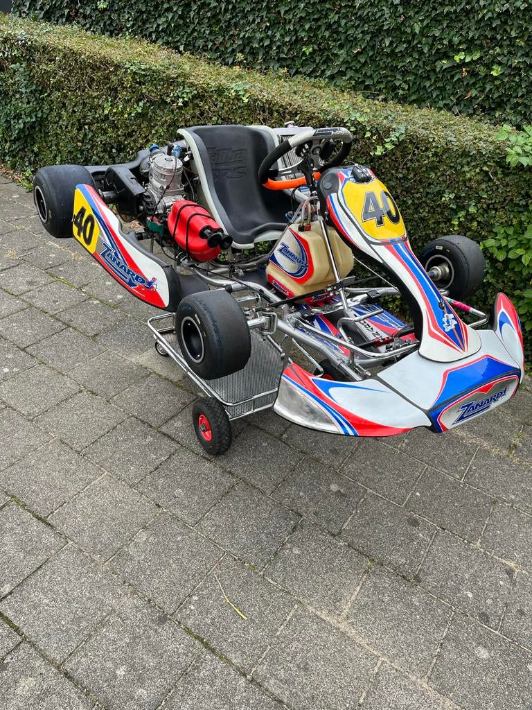 Kart Zanardi KF3 17 met TM KF2 motor (sodi, tony, crg,birel), Sport en Fitness, Karting, Ophalen of Verzenden, Gebruikt, Kart