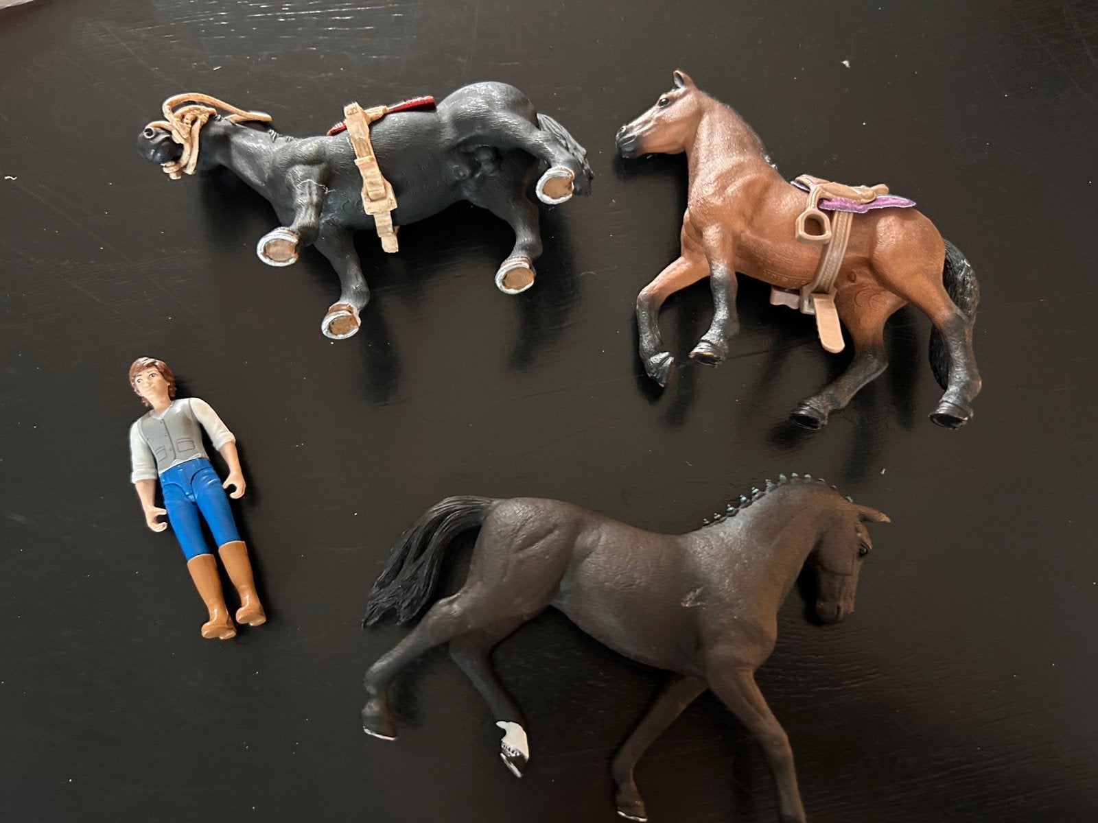 Schleich paarden en ruiter speelset, Ophalen, Gebruikt, Jongen of Meisje