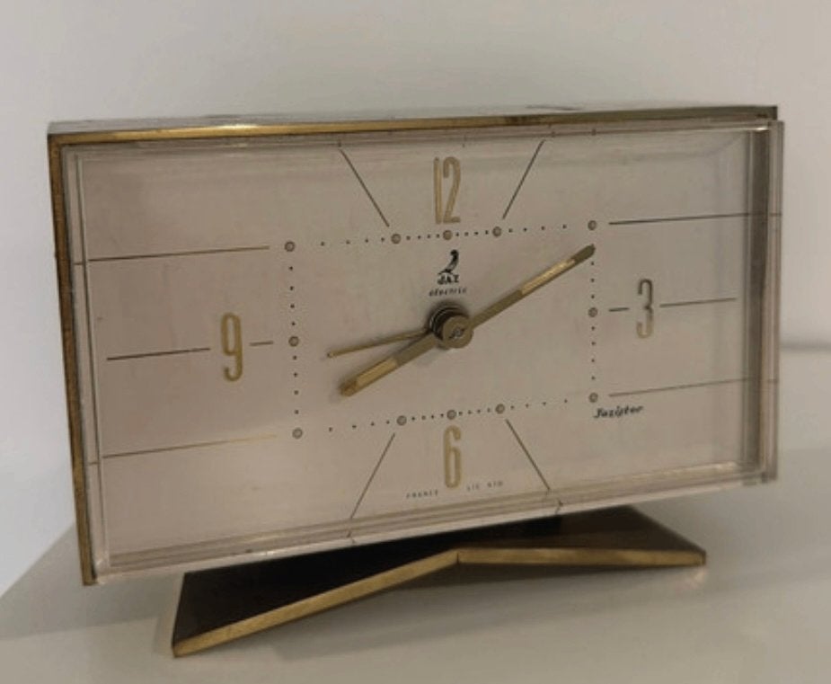 Vintage Franse Wekker Jazistor LAXIC - Jaren 60 Design, Antiek en Kunst, Ophalen