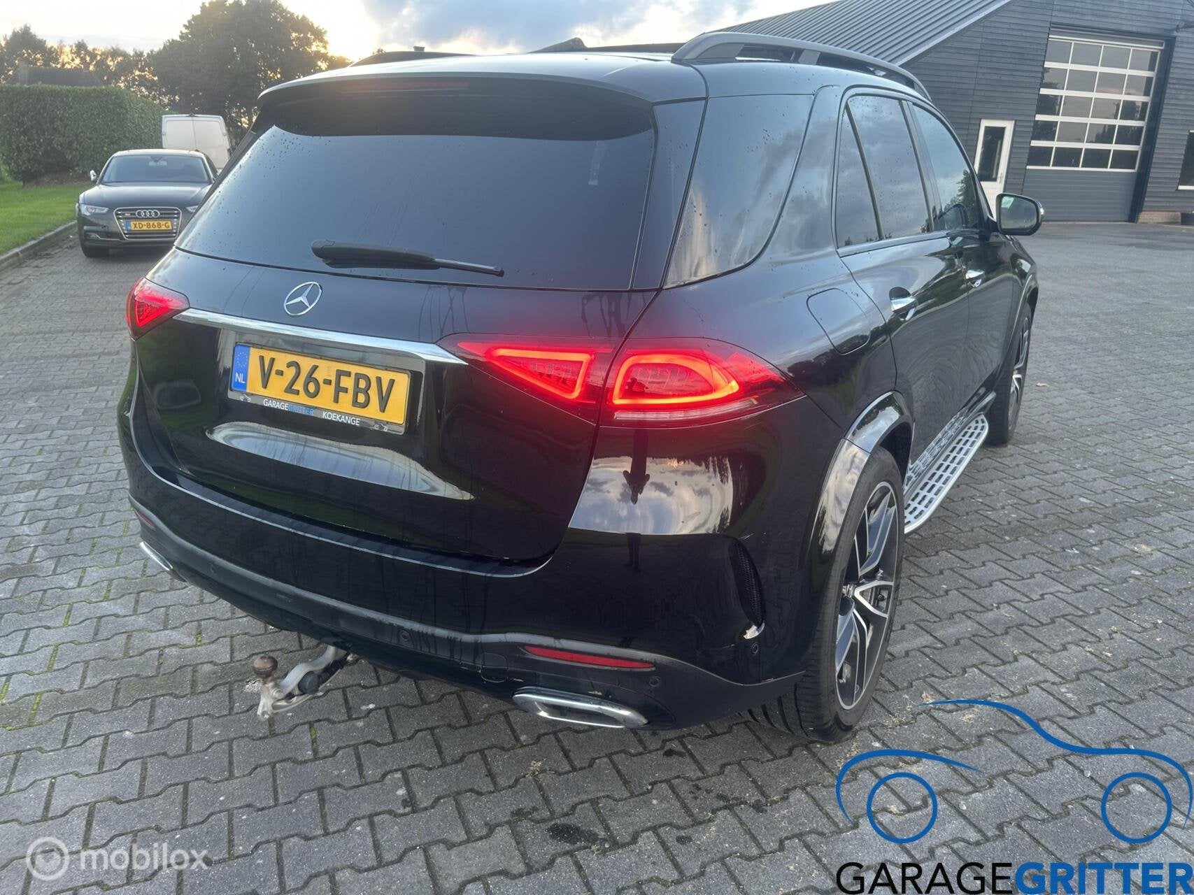 Mercedes GLE 300D Grijs Kenteken 300D 4matic, Auto's, Gebruikt, 4 cilinders, Zwart, Bedrijf