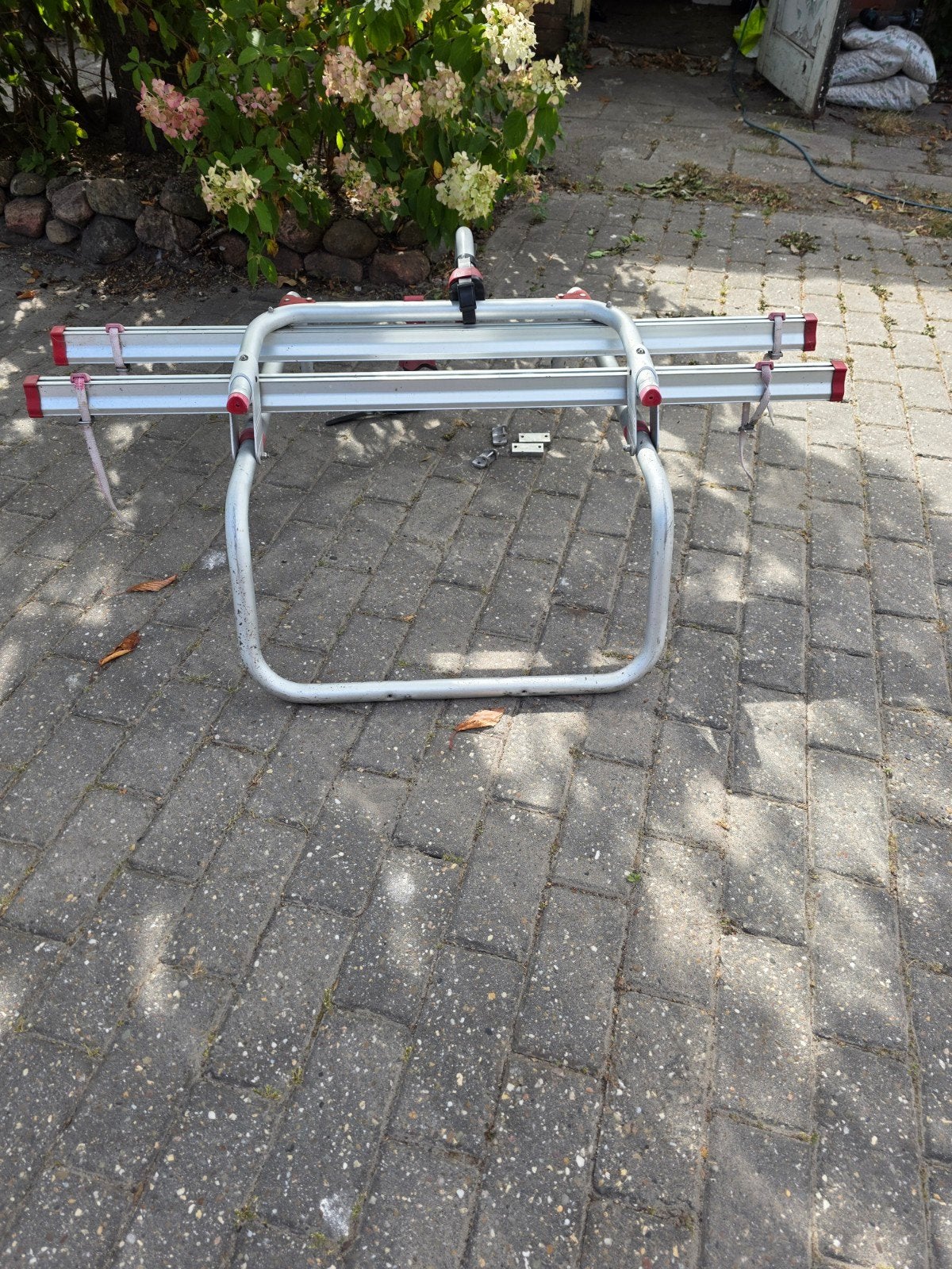 Fietsdrager voor camper, Ophalen, 2 fietsen, Gebruikt, Achterklepdrager