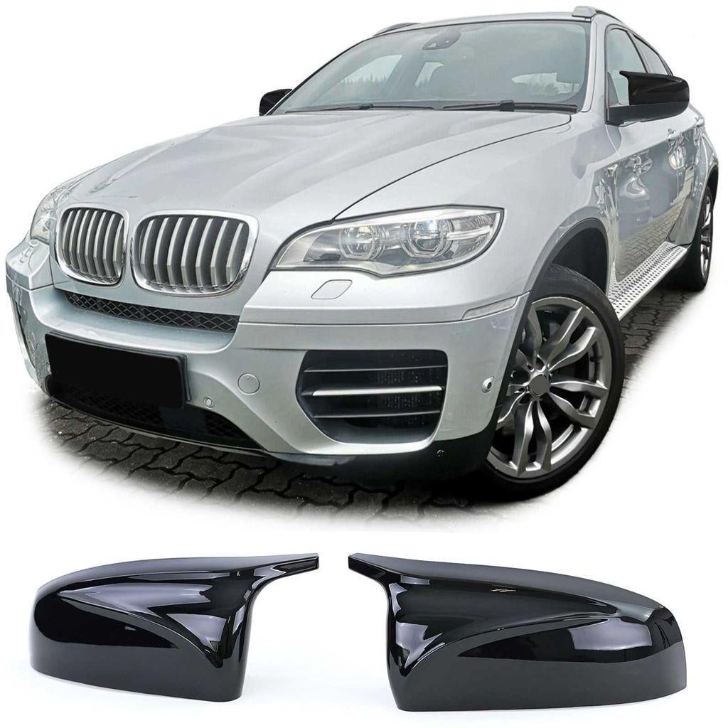 Spiegelkappen Voor Bmw X5 E70 X6 E71 M Look Glans Zwart, Auto diversen, Tuning en Styling, Verzenden, Automotive Parts, A.parts@hotmail.nl