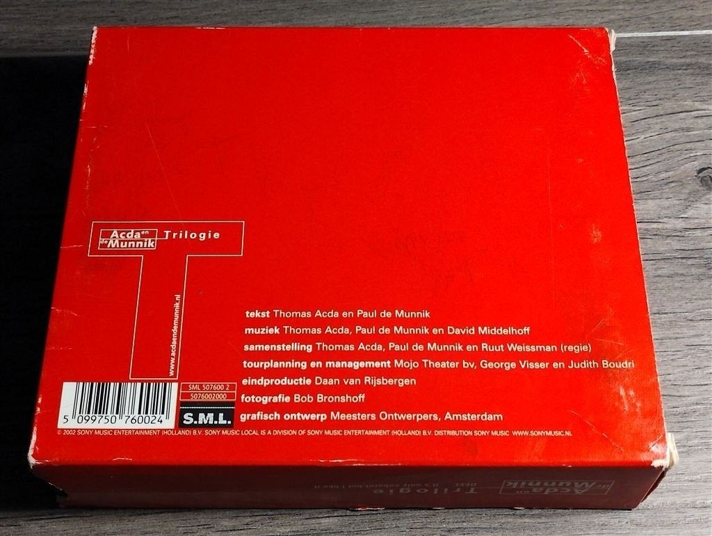 Acda En De Munnik - Trilogie [5 CD Set], Ophalen of Verzenden, Zo goed als nieuw, Levenslied of Smartlap