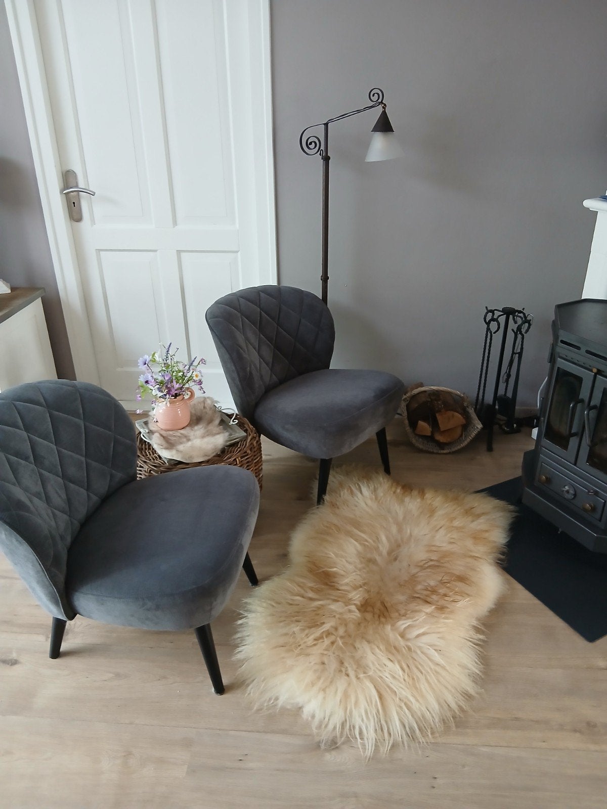 2 leuke fauteuils  Grijs, Ophalen, Zo goed als nieuw, Stof, Modern, Luxe, Comfortabel