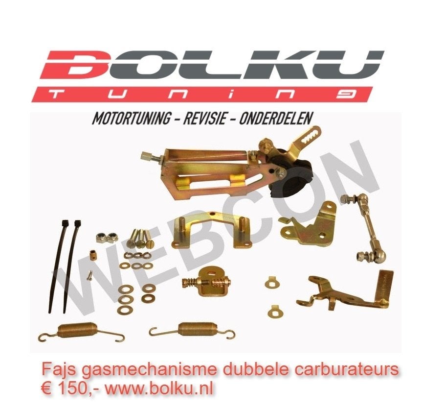 Gasmechanisme Webers Gasklephuizen, Ophalen of Verzenden, Bolku Tuning, Info@bolku.nl, 6851TB
