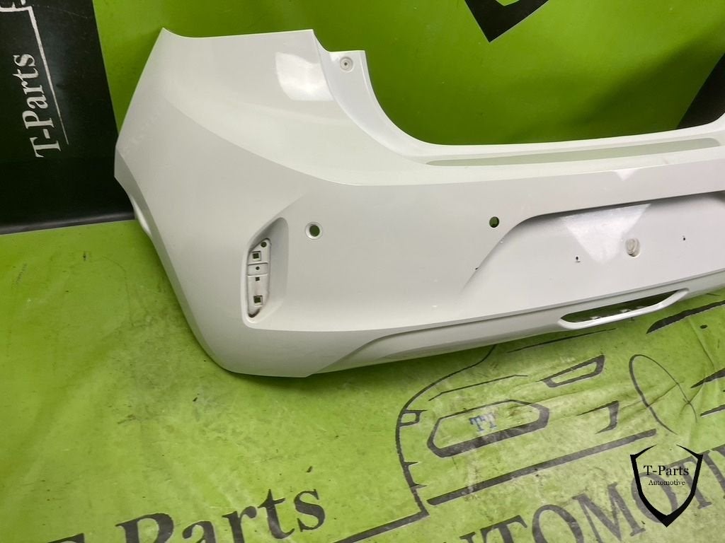 opel corsa F achterbumper WIT bumper 4x PDC 166335701T, Gebruikt, Opel Automobile GmbH, Ophalen of Verzenden, Kontakt@opel-infoservice.de