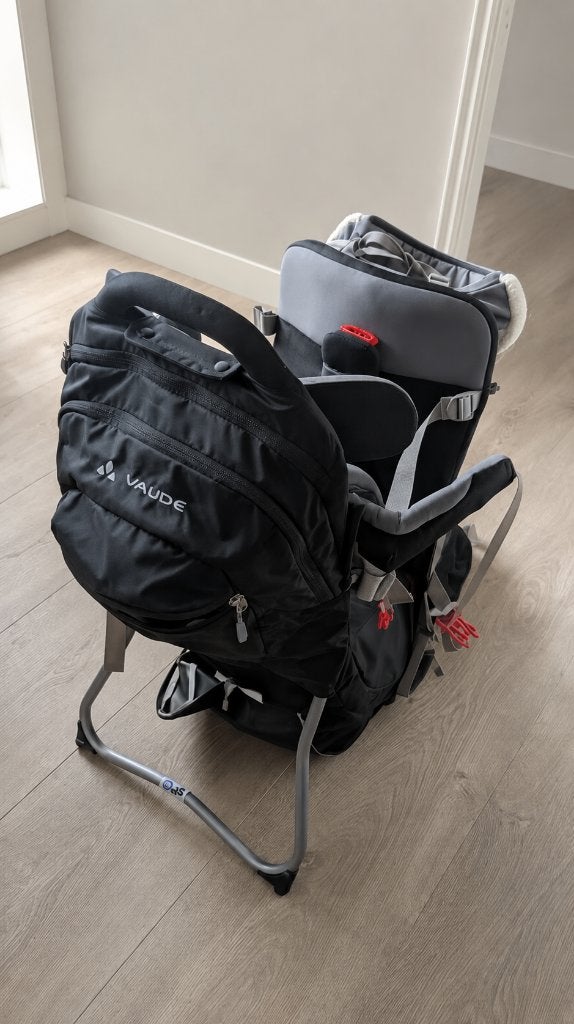 Vaude Shuttle Comfort Kinderdrager zwart, Kinderen en Baby's, Zo goed als nieuw, Rug, Draagzak, Ophalen