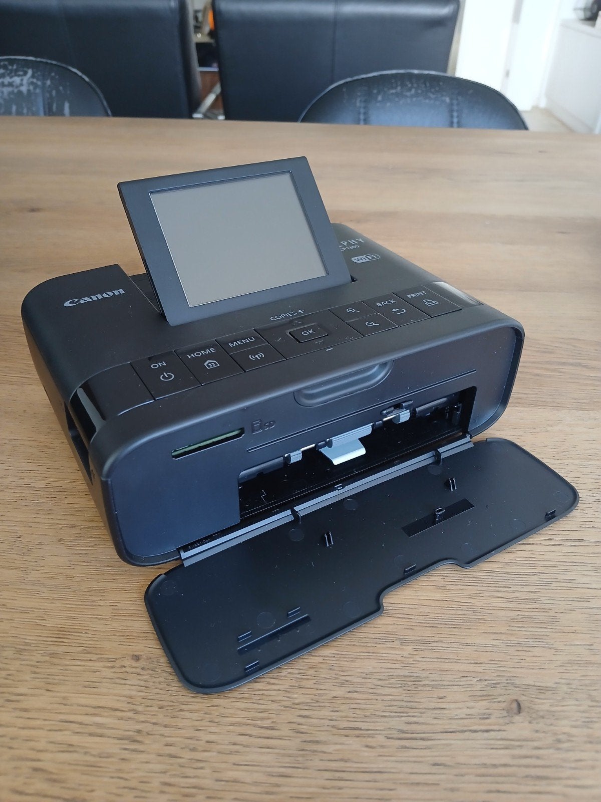 Canon Selphy CP1300 fotoprinter met accessoires, Ophalen of Verzenden, Fotoprinter