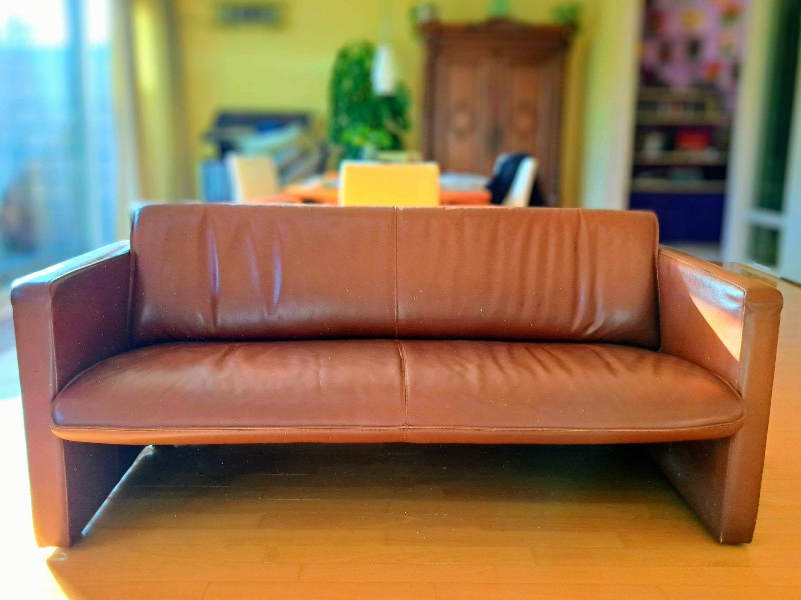 Leolux Fiabo 2,5 zitsbank, Ophalen, Gebruikt, 150 tot 200 cm, Tweepersoons
