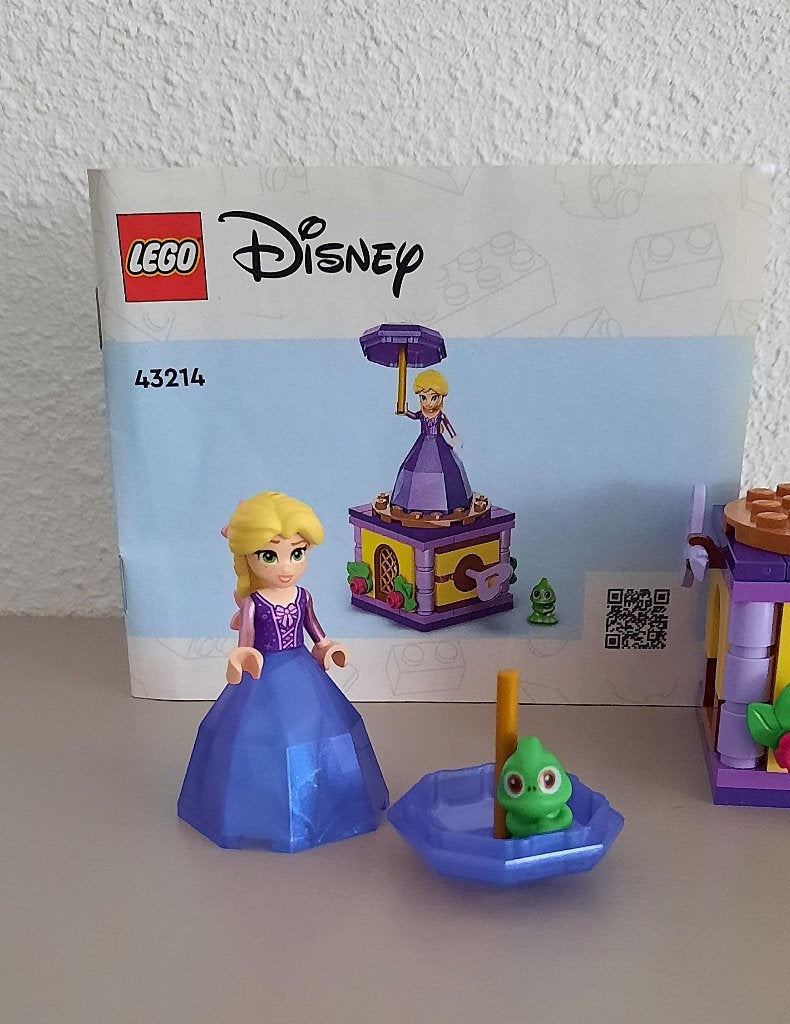 Als Nieuw LEGO DISNEY  43214 DRAAIENDE RAPUNZEL Compleet, Lego, Ophalen of Verzenden, Zo goed als nieuw, Disney