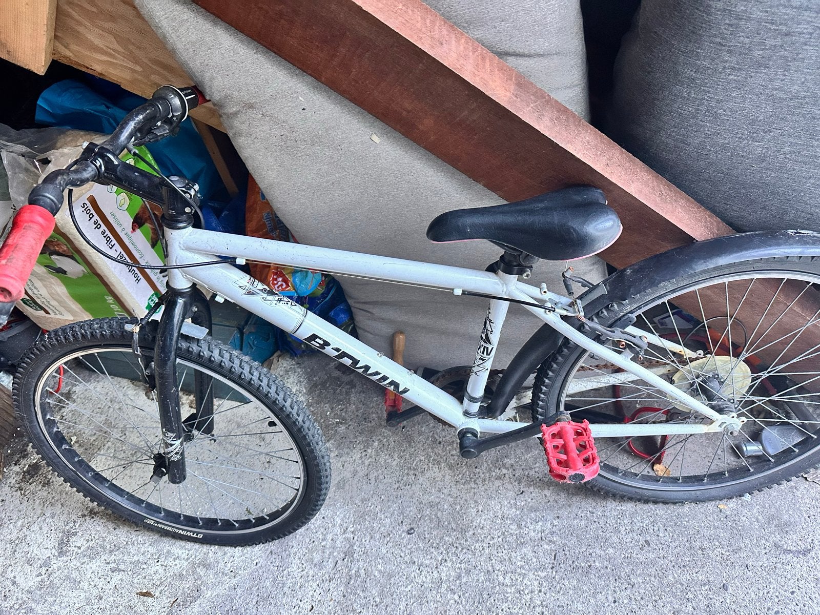 B'Twin kinderfiets - Gebruikt, Ophalen of Verzenden, Gebruikt, Minder dan 16 inch